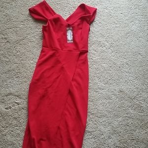 Red Midi Dress